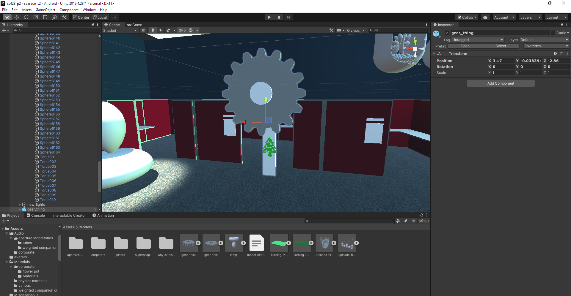 Gear Lamp Thing