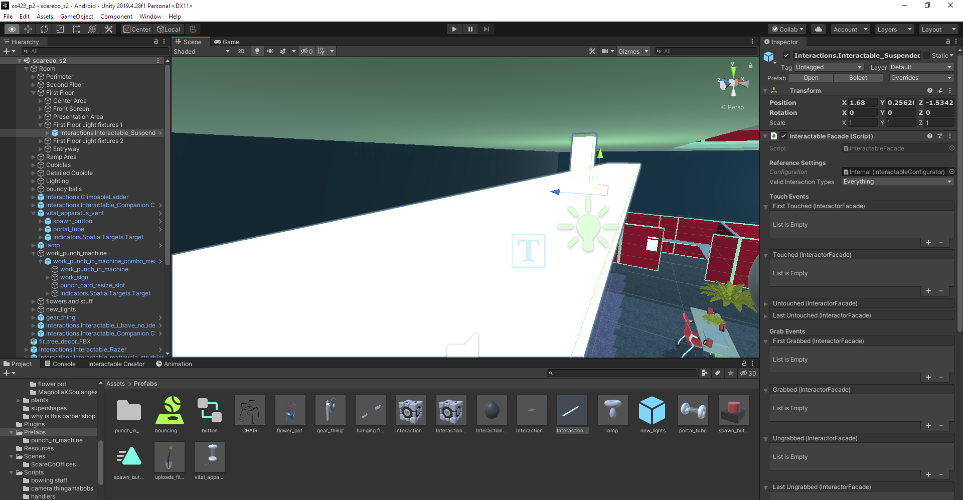 Falling Support Interactible Angle 1