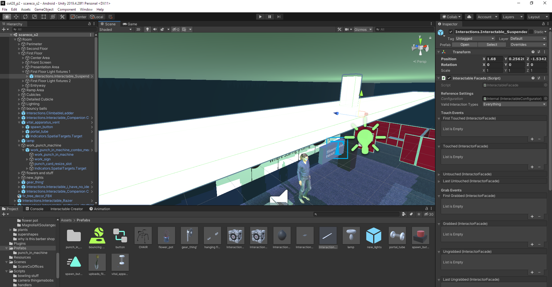 Falling Support Interactible Angle 2